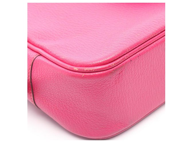 Borsa Hermès Plume Elan 28 in rosa - vista 9