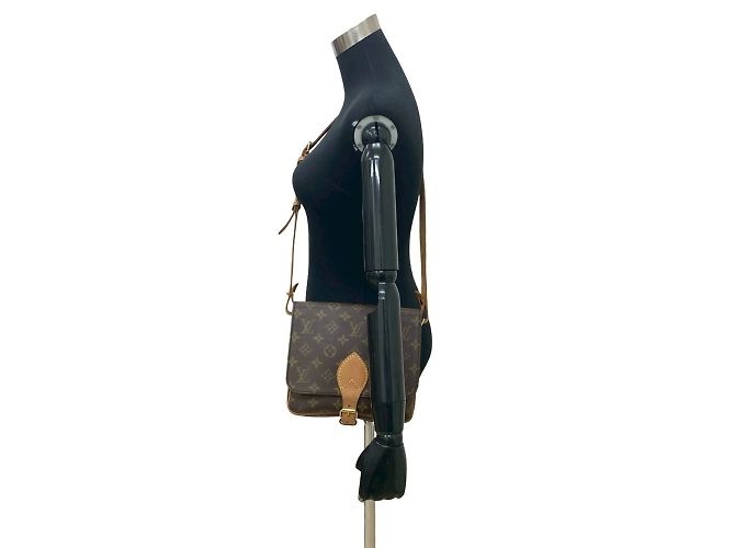 Louis Vuitton Vintage Cultusiere Monogram Leder Schultertasche Braun - Ansicht 2