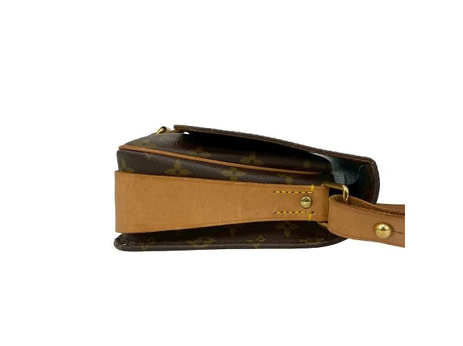 Louis Vuitton Vintage Cultusiere Monogram Leder Schultertasche Braun - Ansicht 6