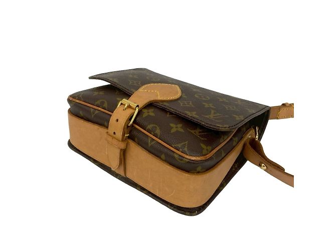 Louis Vuitton Vintage Cultusiere Monogram Leder Schultertasche Braun - Ansicht 8