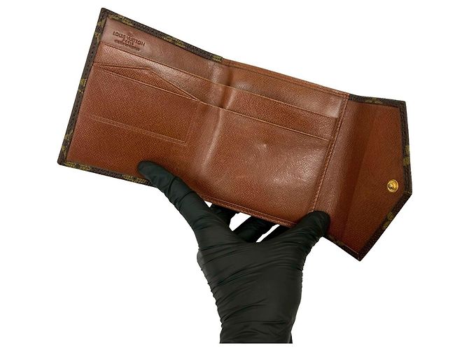 Louis Vuitton Vintage Brown Tri-fold Wallet - view 7