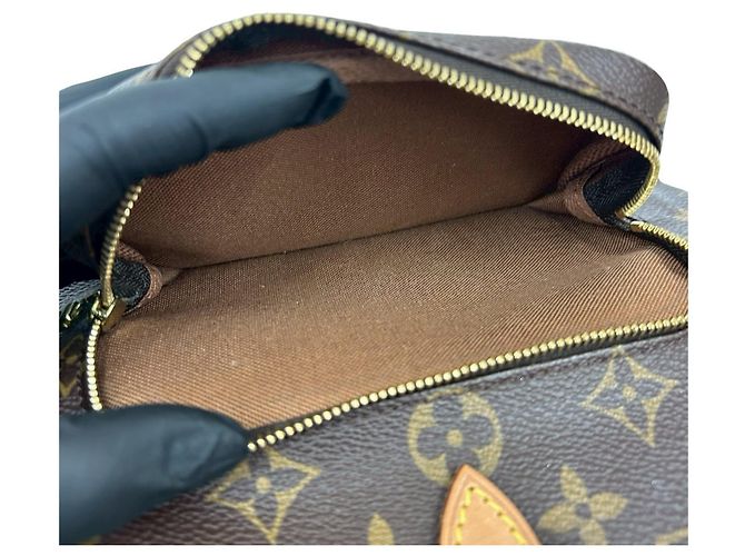 Vintage Montsouris MM Leder-Rucksack von Louis Vuitton Braun - Ansicht 10