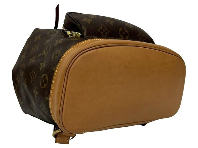 Vintage Montsouris MM Leder-Rucksack von Louis Vuitton Braun - Ansicht 7