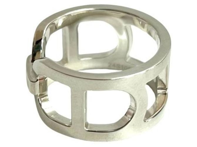 Ring Anillo Hermès Ever Chaine d'Ancre MM en Plata 925 - vista 3