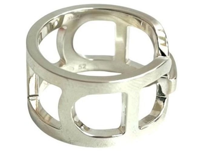 Ring Anillo Hermès Ever Chaine d'Ancre MM en Plata 925 - vista 4