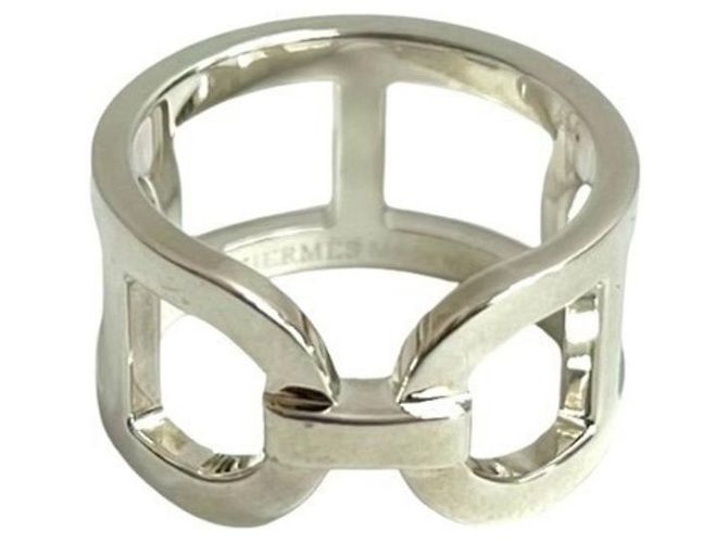 Ring Anillo Hermès Ever Chaine d'Ancre MM en Plata 925 - vista 5