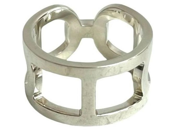 Ring Anillo Hermès Ever Chaine d'Ancre MM en Plata 925 - vista 6