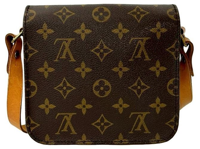 Borsa a spalla mini in pelle Monogram Culteciel di Louis Vuitton Marrone - vista 3