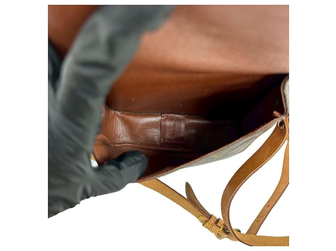 Borsa a spalla mini in pelle Monogram Culteciel di Louis Vuitton Marrone - vista 9