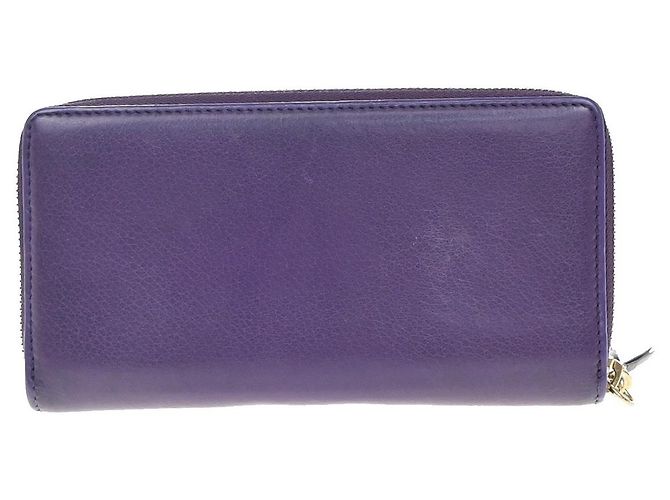 Portafoglio Gucci Soho con zip in pelle compatto - vista 2