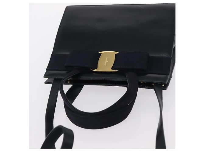 Borsa Tote Vara Bow convertibile in pelle Salvatore Ferragamo - Piccola - vista 7