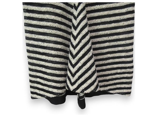 Autre Marque Pullover in tweed con scollo a V Roving Boarder di TOMORROWLAND Nero Bianco - vista 3