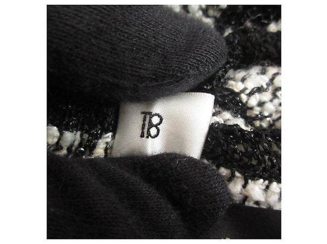 Autre Marque Pullover in tweed con scollo a V Roving Boarder di TOMORROWLAND Nero Bianco - vista 7