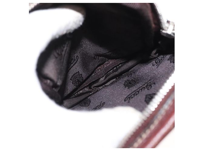 Marsupio in pelle Gucci Bordò - vista 5