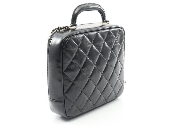 Borsa a spalla Matelassé con manico superiore Chanel Nero - vista 2