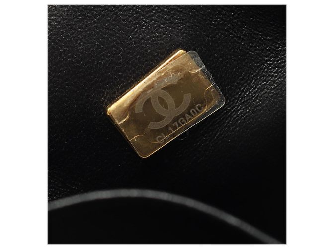 Borsa a spalla Matelassé con manico superiore Chanel Nero - vista 5