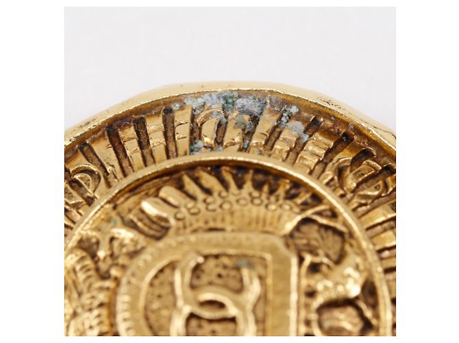 Cambon Vintage vergoldete Clip-Ohrringe von Chanel Golden - Ansicht 8