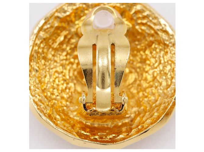 Cambon Vintage vergoldete Clip-Ohrringe von Chanel Golden - Ansicht 9