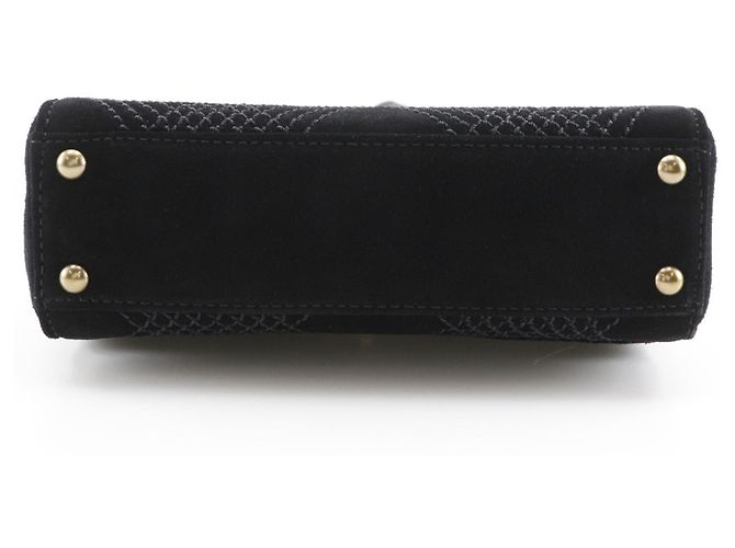 Borsa a Spalla Wild Stitch di Chanel Nero - vista 12