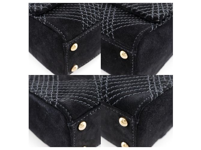 Borsa a Spalla Wild Stitch di Chanel Nero - vista 4