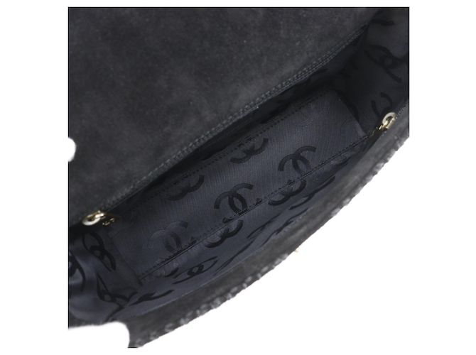 Borsa a Spalla Wild Stitch di Chanel Nero - vista 5
