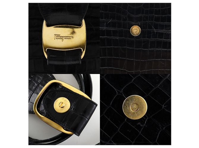Borsa Vara Salvatore Ferragamo Nero - vista 16
