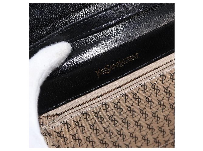 Saint Laurent Pelle Vintage Nero - vista 6