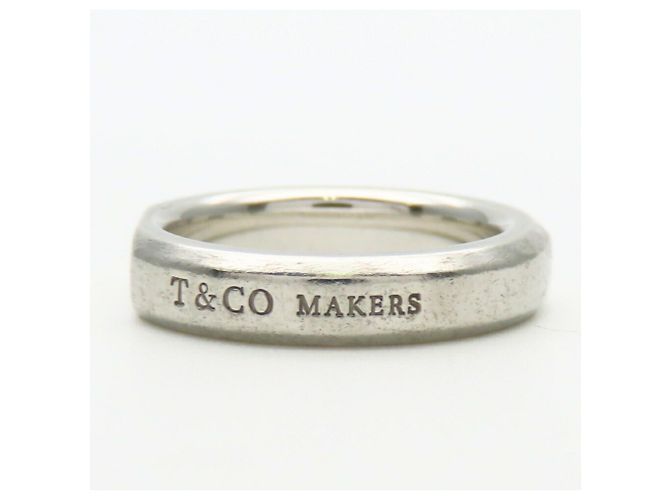 Anello stretto in argento 925 Tiffany & Co. Makers - vista 3
