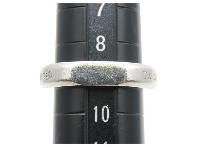 Anello stretto in argento 925 Tiffany & Co. Makers - vista 9