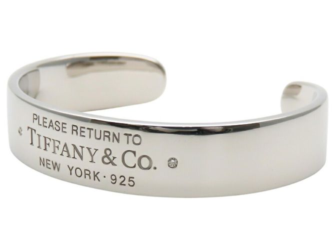 Bracciale in argento Tiffany & Co. con diamanti - vista 11