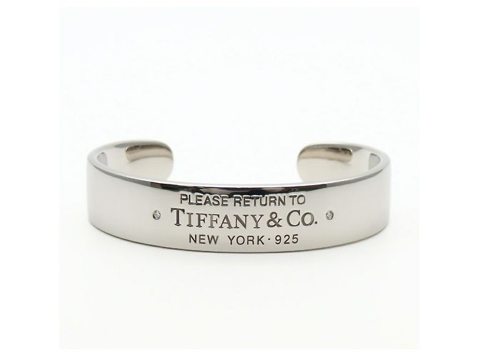 Bracciale in argento Tiffany & Co. con diamanti - vista 2