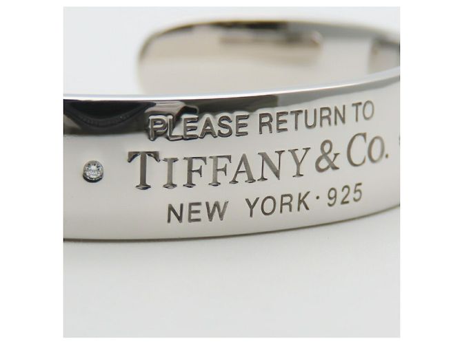 Bracciale in argento Tiffany & Co. con diamanti - vista 6