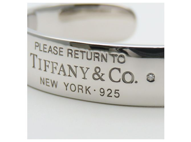 Bracciale in argento Tiffany & Co. con diamanti - vista 7