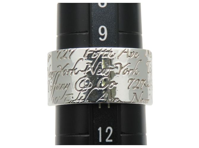 Breiter Silberring New York Notes von Tiffany & Co. - Ansicht 10