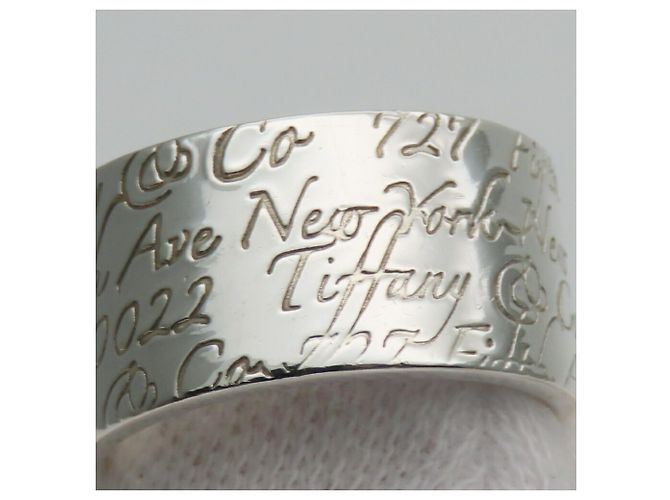 Breiter Silberring New York Notes von Tiffany & Co. - Ansicht 9