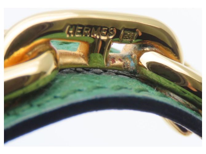 Bracciale Chaine d'Ancre Hermès D'oro Verde - vista 6