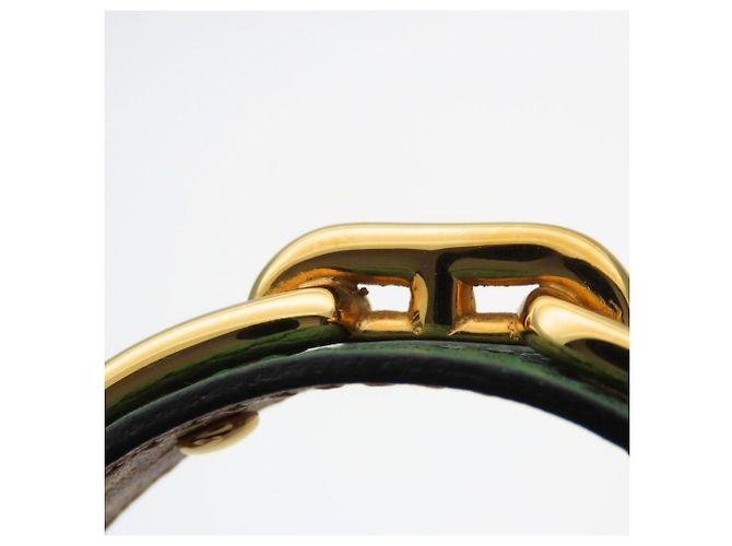 Bracciale Chaine d'Ancre Hermès D'oro Verde - vista 7