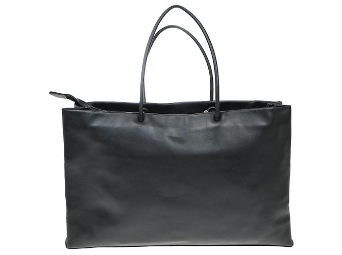 Chanel Essential 31 Rue Cambon Einkaufstasche aus Leder Groß Schwarz - Ansicht 2