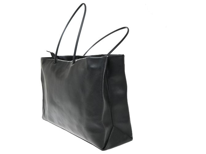 Chanel Essential 31 Rue Cambon Einkaufstasche aus Leder Groß Schwarz - Ansicht 4