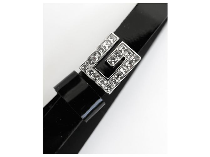 Top asimétrico con hebilla de cristal Gucci Negro - vista 3