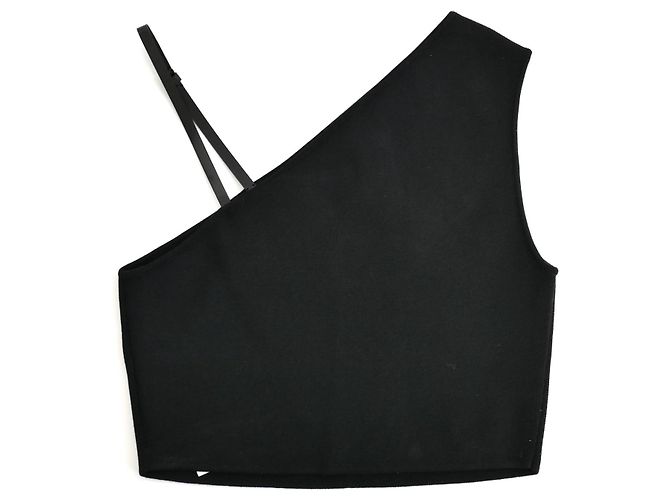 Top asimétrico con hebilla de cristal Gucci Negro - vista 4