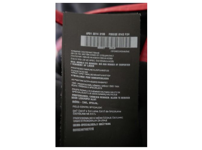 Seidenkleid mit Lederträgern Prada Herbst 2014 Schwarz - Ansicht 8