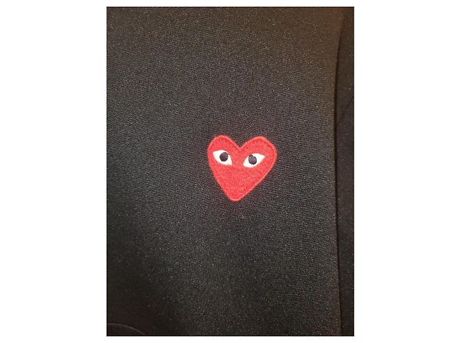 Comme Des Garcons Hoodie Schwarz M - Ansicht 3