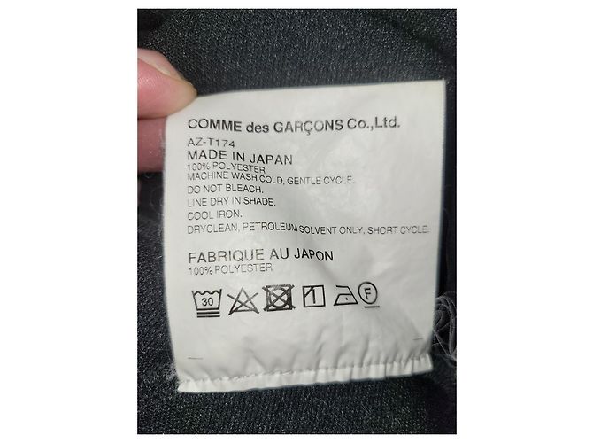 Comme Des Garcons Hoodie Schwarz M - Ansicht 6