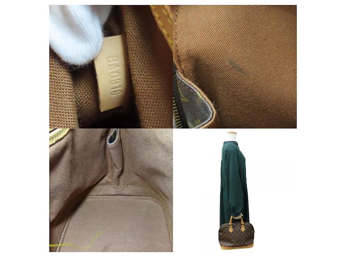 Borsa a mano Alma Monogram Louis Vuitton Marrone - vista 10