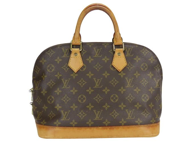 Borsa a mano Alma Monogram Louis Vuitton Marrone - vista 11