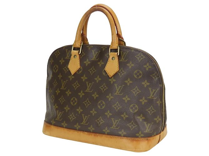 Borsa a mano Alma Monogram Louis Vuitton Marrone - vista 2