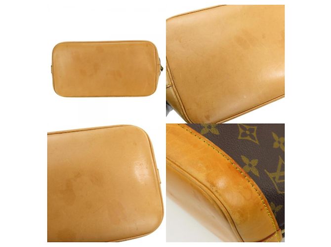 Borsa a mano Alma Monogram Louis Vuitton Marrone - vista 4