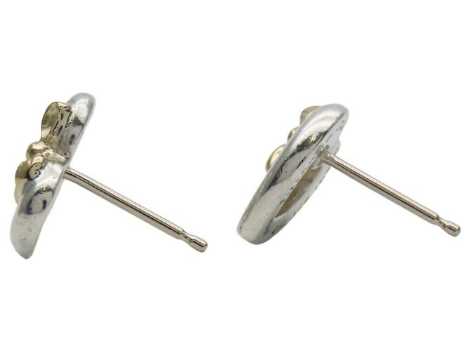 Brincos de prata e ouro com fita em forma de coração Tiffany & Co. - vista 2