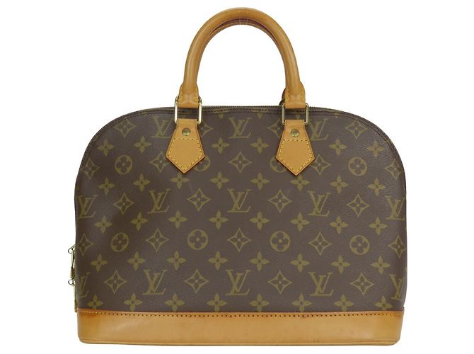 Borsa a mano Alma Monogram Louis Vuitton Marrone - vista 11